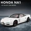 1:22 Honda Acura NSX NA1 Alloy Supercar Model Toys Diecast Christmas Vehices Doors Opened Sound Light Pull Back Collection Gifts ajk256