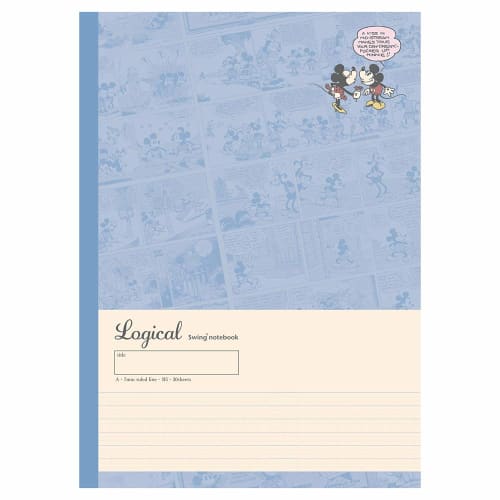 Nakabayashi Swing Logical Notebook 5-Book Pack Semi-B5 A-lined Mickey & Friends S-141A-5P