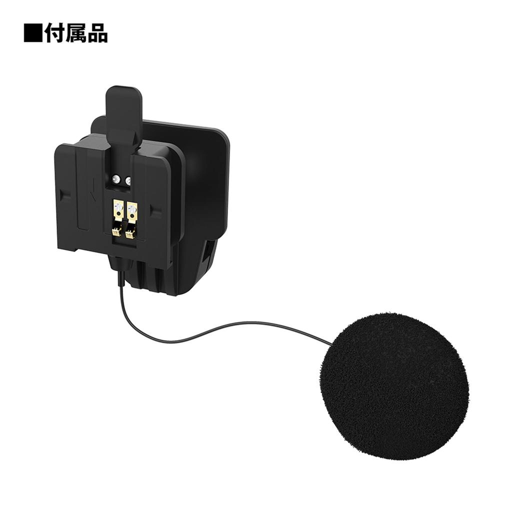 MAXWIN Clip-on Mount, Helmet Type, Bracket for Drive Recorder, Earphone