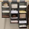 1/3/4/5 Layer Portable Wardrobe Hanging Storage Bag Interlayer Drawer Type Clothes Hangers Holder Hanging Closet Organizer