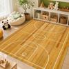 Wooden Basketball Court Indoor Rug Durable Stainresistant Easyclean Carpet For Bedroom Door Living Room Area Home Party Decor Birthday Gift