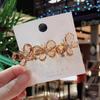 Fashion Crystal Butterfly Hair Clip Large Top Clip Flower Spring Clip Cute Women's Duckbill Clip Headdress