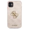 Guess Guhcn614Gmgpi Iphone 11 6,1/ Xr Różowy/Pink Hardcase 4G Big Metal Logo