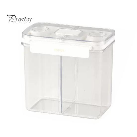 

Многосекционный контейнер для хранения зерна, банка для хранения с крышкой, герметичный диспенсер для сахара и хлопьев, ящик для хранения сухих продуктов A