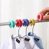 5pcs Silicone Clothesline Hook Anti-Slip Fixed Buckle Durable Fixing Hook  Hangers