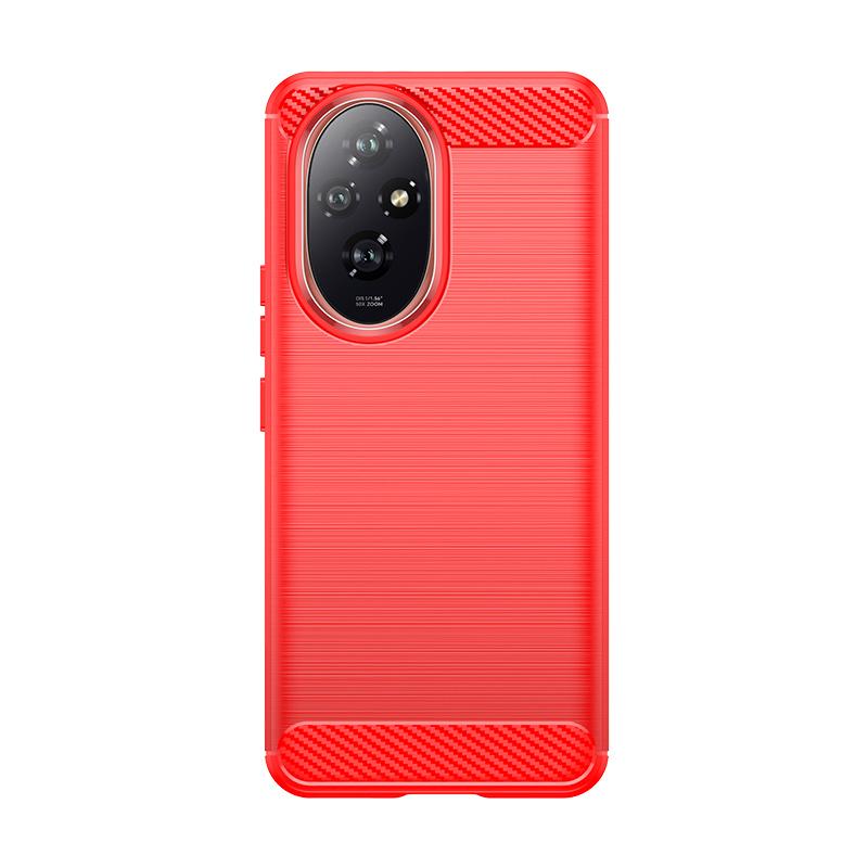 Pro Huawei Honor 200 Pouzdro Kryt Honor 200 Capas Nový Nárazuvzdorný Pancéřovaný Zadní Kryt Telefonu Měkký TPU Karbonové Vlákno Pro Kryt Honor 200