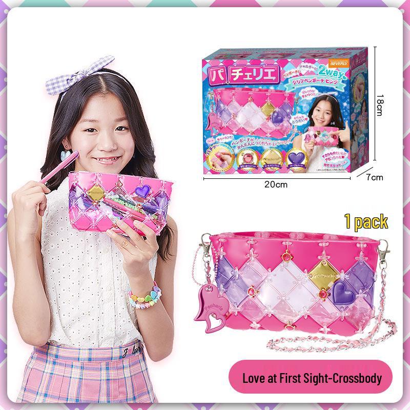 Handmade Japanese Puzzle DIY Bag for Girls (Ages 3-9) - Educational Toy & Birthday Gift
