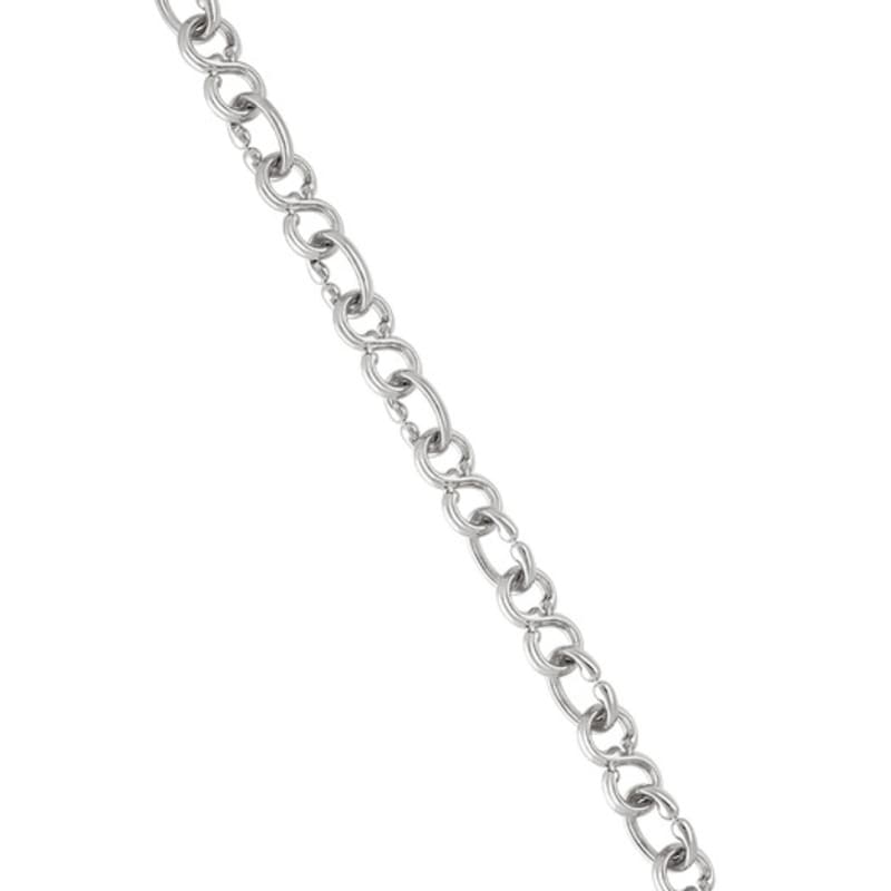 NEUF PIECE GATE SYMBOL BRACELET / SILVER