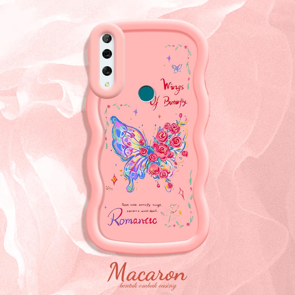 

Окрашенный узор Big Wave Edge Мягкий силиконовый материал Macaron чехол для телефона противоударный защитный резиновый чехол для iPhone Huawei Honor Infinix Tecno Infinix Hot 30I розовый