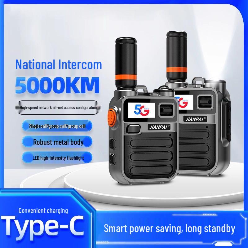 K28 National Walkie-Talkie 5G Handheld Transceiver, 5000 km Range, Unlimited Distance for Fleet and Outdoor Management