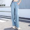 Women's High-Waisted Quick-Dry Summer Pants - Slimming, Lightweight, Breathable, Sun-Protection, Wide-Leg Design