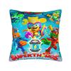 SuperThings Cartoon Square Pillow Cases  Kazoom Power Kindergarten Cushion Covers Awesome Decorative Pillowcase for Sofa cm