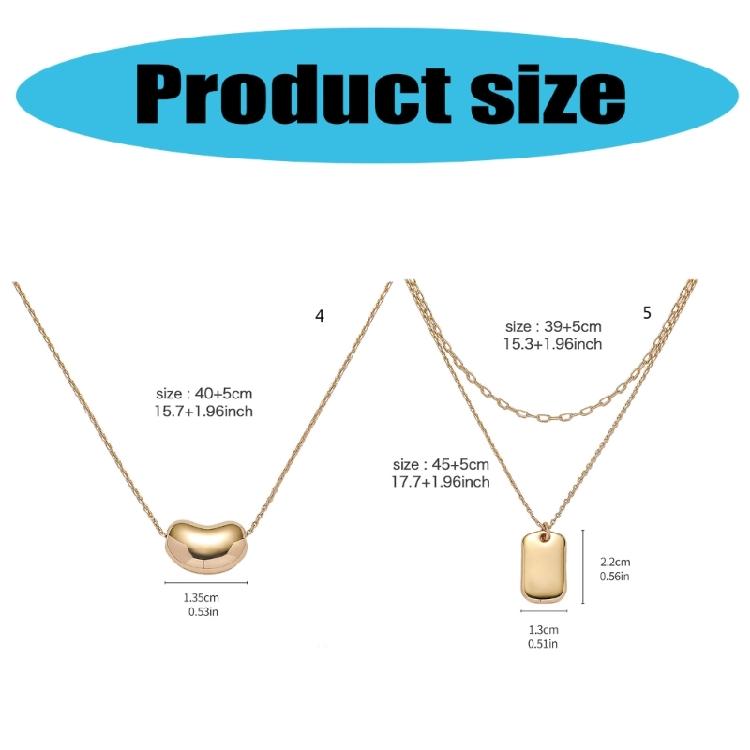 Elegant Mirror Pendant Necklace Trendy Mirror Finish Pendant Necklace Elegant Clavicle Chain For Men And Women