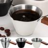 Clear Capacity Marks Scaled Coffee Pouring Cup Spout Mouth Espresso Extraction Mug Food Measuring