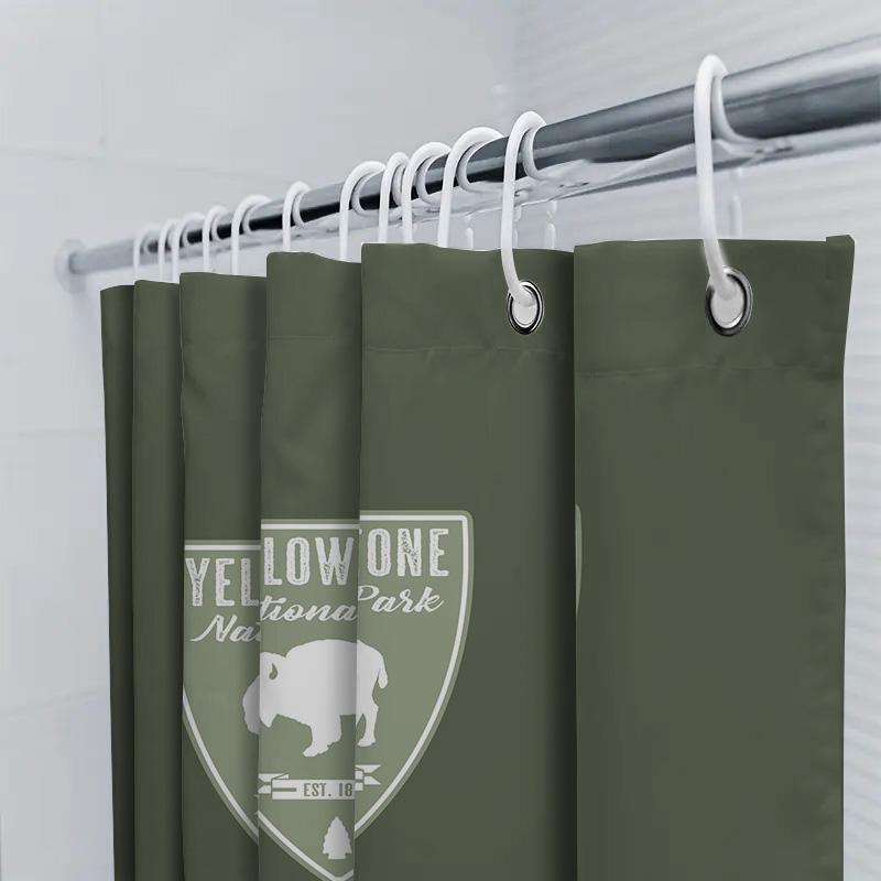 Black Cat Shower Curtain Halloween Decoration Waterproof Bathroom Accessories For Home Decor White Black Cats Print 3D Printed P