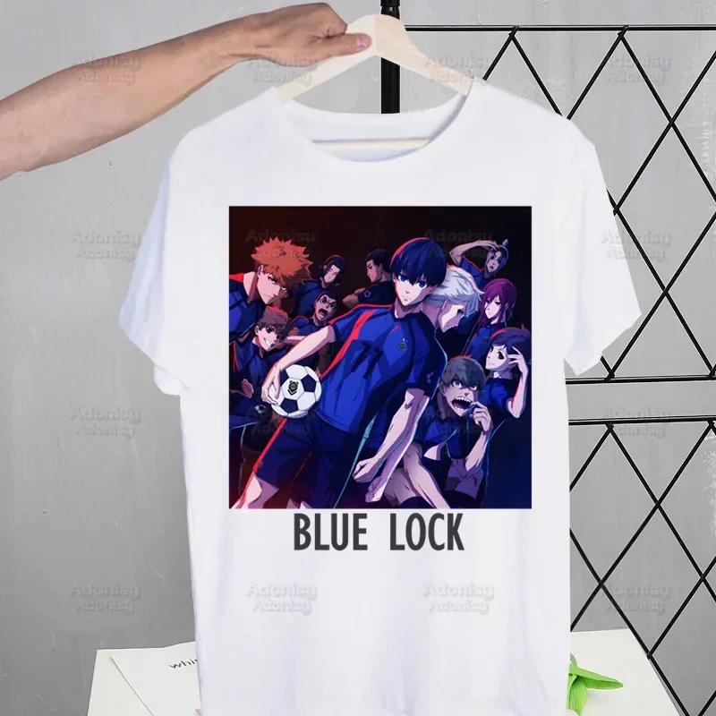 BLUE LOCK Isagi Yoichi T-Shirt Herren Tops T-Shirts Harajuku Seishiro Nagi Meguru Bachira T-Shirt Streetwear Hip Hop Herren T-Shirts