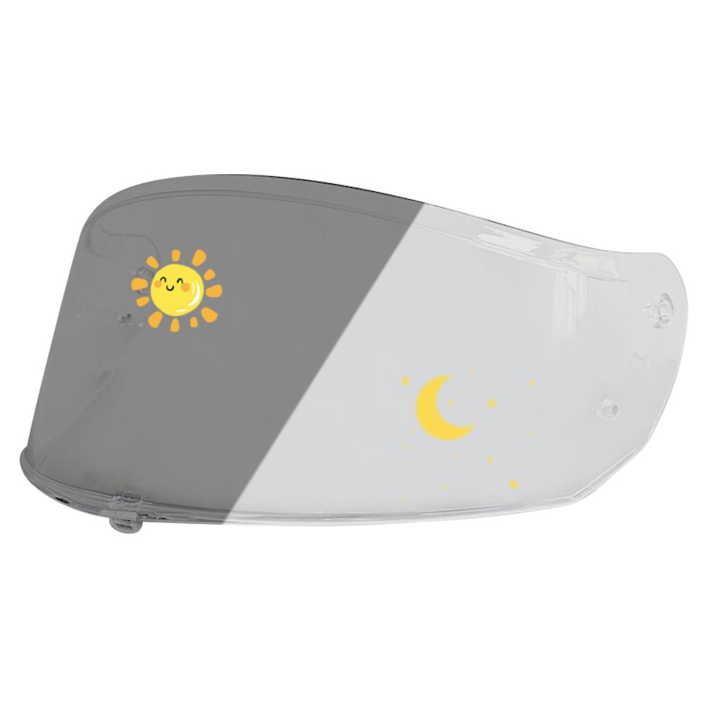 Motorcycle Photochromic Helmet Visor For LS2 FF808 Helmet Visor goggles hromic Tea black Automatically Darkens Lens2