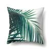 Polyester Pillowcase Nordic Plant Ins Style Flower Print Peach Leather Velvet Pillowcase