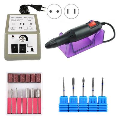 Elektrická vrtačka na nehty Sada frézovacích fréz Diamantové bity pro manikúrní hroty na nehty Pilník