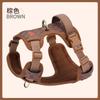 Adjustable Leather Pet Harness Vest With Reflective Stripes Small To Medium Dogs Outdoor Walking Safety