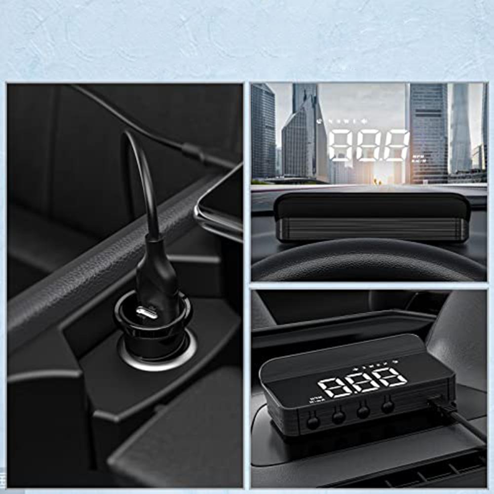 

Navigation Aid 86*37*16 mm Car GPS Display Real-time Data Projection Reflective Film Included Safety Notifications China Mainland