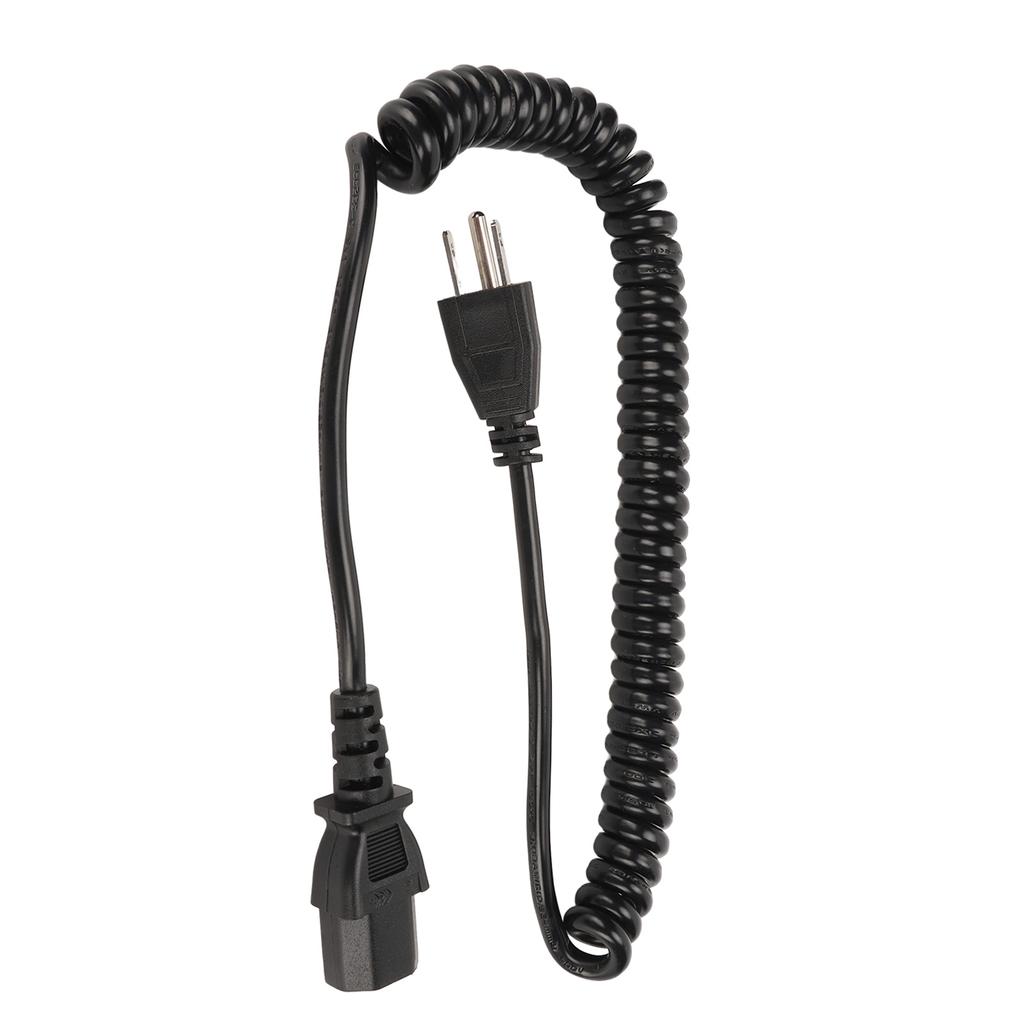 3 Prong AC Power Cord 18 AWG Copper Core 3 Pin Power Cable for TV Computer Printer Monitor   8.2ft