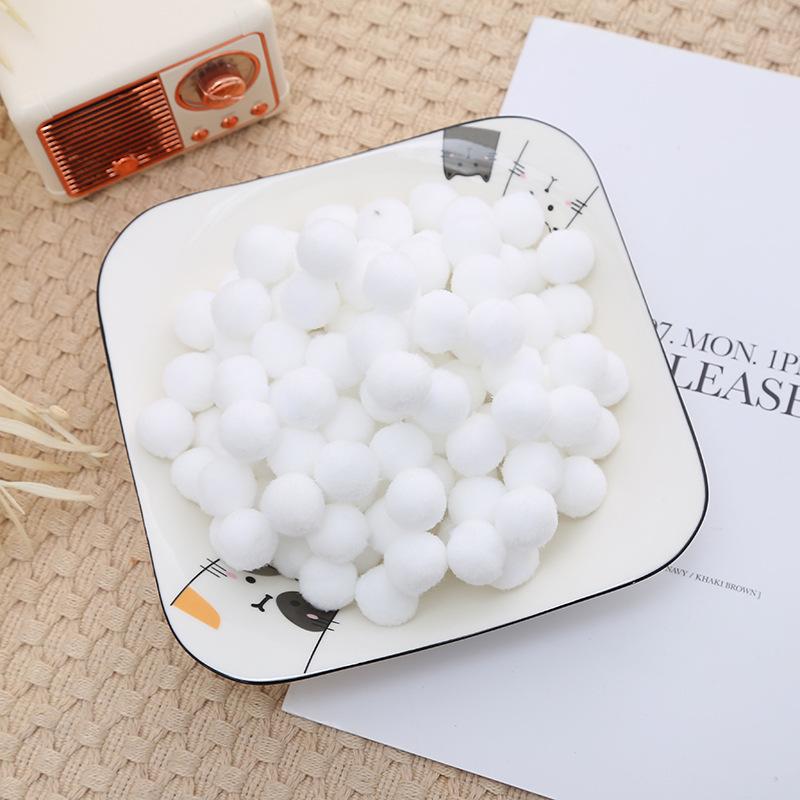 Pompoane Colorate cu Elasticitate Ridicată - Livrare Gratuită în Aceeași Zi, În Stoc, Accesorii DIY, Bile Mari de Pluș