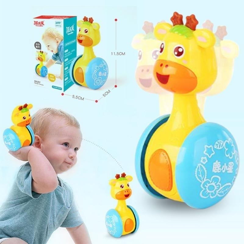 Tumbler Glocke Spielzeug Hirsch Rassel Musik Schütteln Entwicklung Interaktive