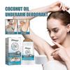 Coconut Oil Underarm Deodorant, Lighten Underarm Odor Refreshing And Fragrance Antiperspirant Cream