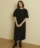 Tina Blossom Quilted Black Dress