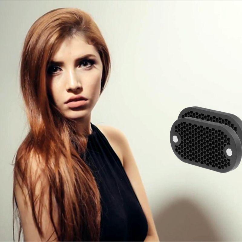 Griglia a Nido d'Ape Universale per Flash Esterno Speedlite Nero Accessori Studio Fotografico