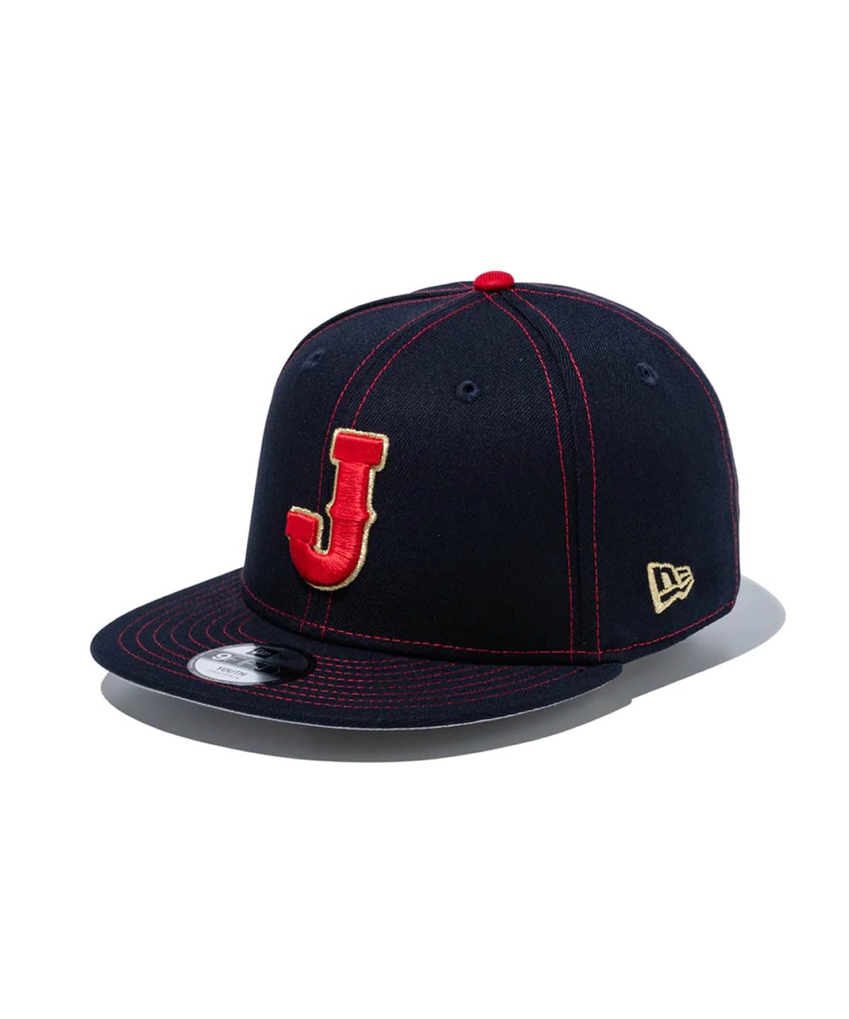 

New Era Детская молодежная кепка 9FIFTY Snapback WBC Самурай Японии Шохеи YOUTH YTH 950 J ЛОГОТИП NVY, Охтани, Темно-синий, 52-56 см,