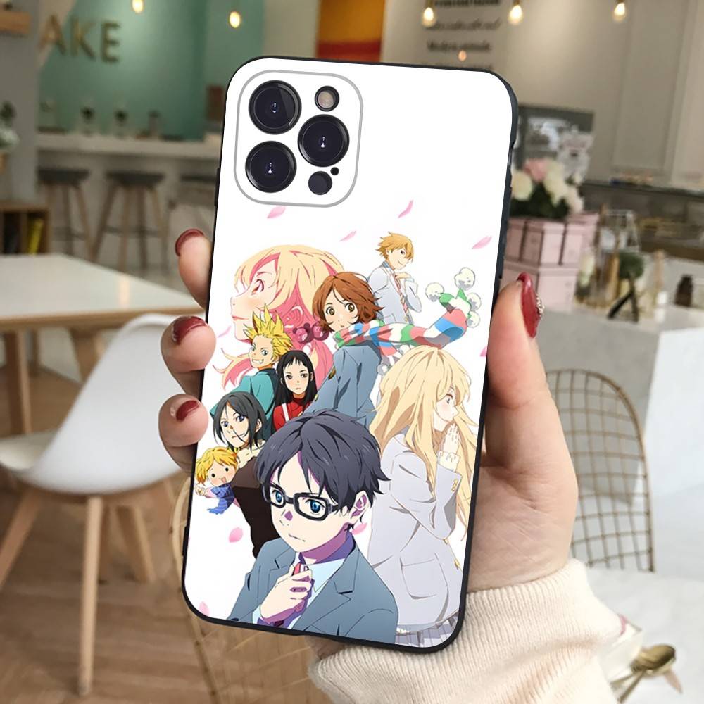 Your Lie In April Phone Case For IPhone 16 15 14 13 12 11 17 Pro Max Simplicity Back TPU Soft Case