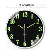 Luminous Wall Clocks ABS Living Room Clock New Quartz Clock for 8-Inch Home Decoration