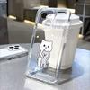 Cute White Cat Hugging Gray Kitten Soft TPU Phone Case for Xiaomi Redmi Note 15 14 13 12 11 10 9 Pro Plus 4G 5G Soft Cover