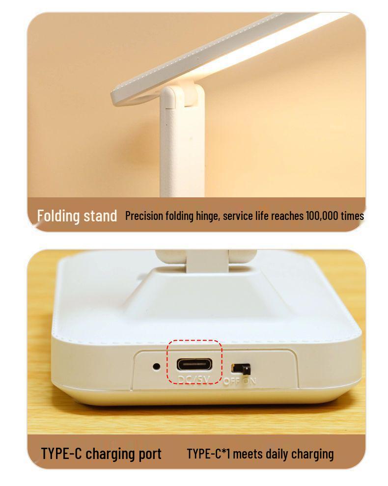 Lampă de birou pliabilă, cu intensitate reglabilă, cu protecție pentru ochi, pentru studenți și dormitor