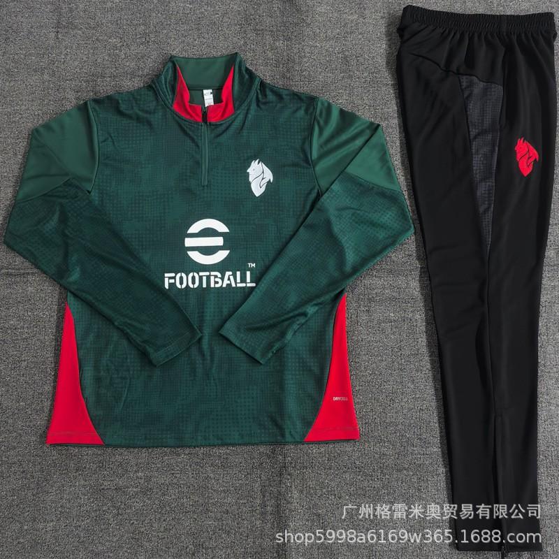 AC Milan Official 2024-`` Half-Zip Black