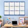 2025 Plan Calendar Erasable 2025 Calendar Planner for Wall 12 Month Wet Dry Erase Calendar for Planning Schedules for Bedroom