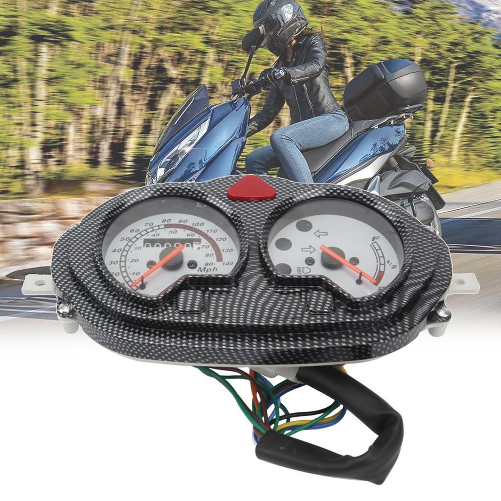 Motorcycle Instrument Panel 12V Motorbike Dashboard Assembly Stylish12V Motorcycle Instrument Consoles for 150cc Engines