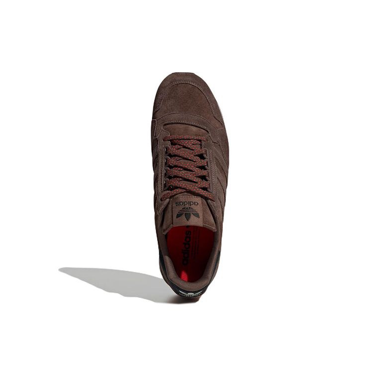 adidas Originals ZX 500 Nylon Suede Leather Sports Durable Low-Top Lifestyle Shoes Unisex Sneakers Dark-Brown GX9503