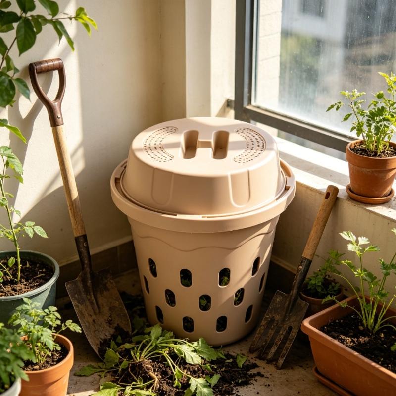 Outdoor Inground Worm Tower Large Capacity Composting Pail With Lid Nutrient For Raised Beds Garden Soil Accessories