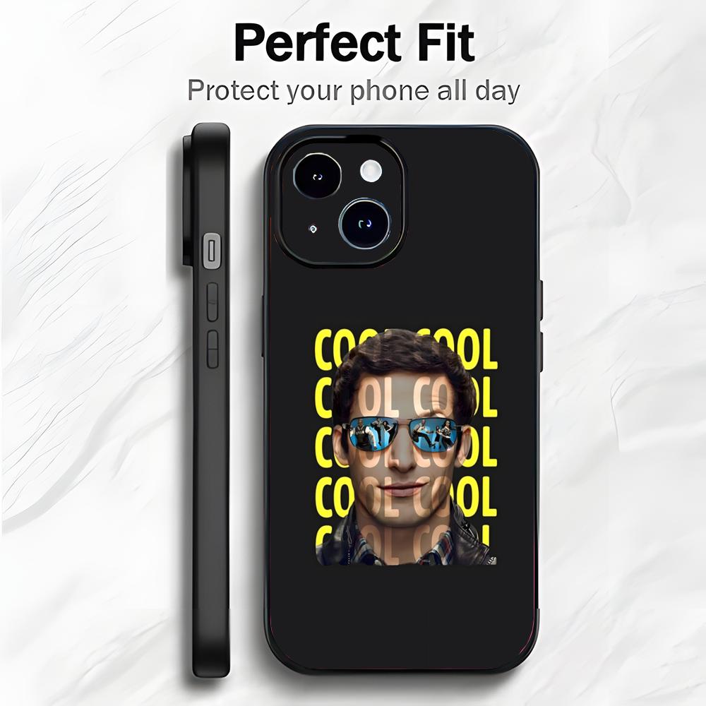 Coque de téléphone Drôle Spectacle Comique B-Brooklyn Nine-Nine Coque de téléphone Emballage Souple Léger Pour iPhone17 16 15 14 13ProMax