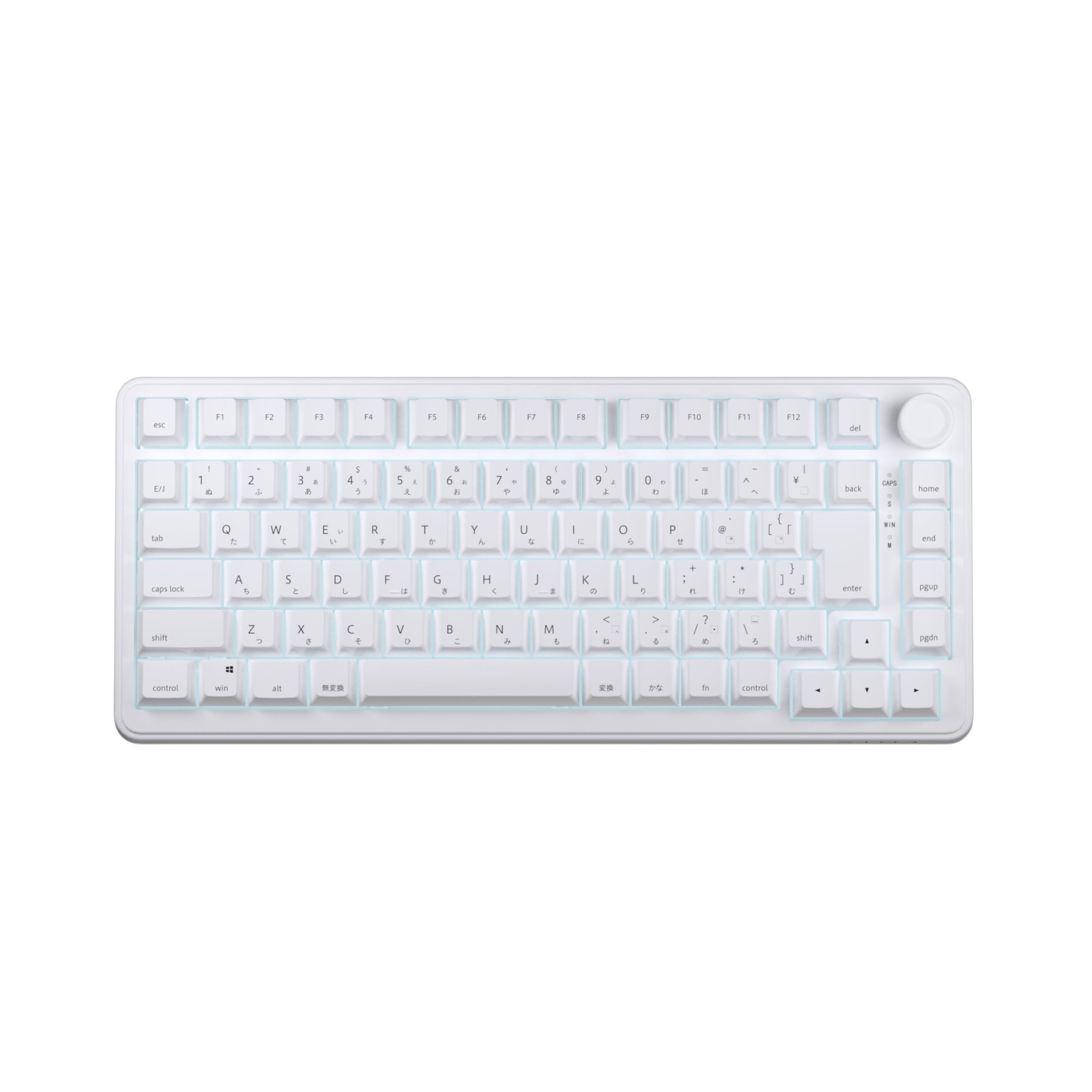 

AIM1 Shun MATATAKI Rapid Trigger Gaming Keyboard with 8000Hz Polling Japanese Backlit Magnetic Switches Rate, Layout, Wired, 75% Size, LED,