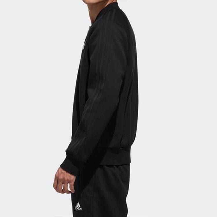 Adidas Bayern Munich Black Jackets Men's Stand Collar Moderate Other DW4655