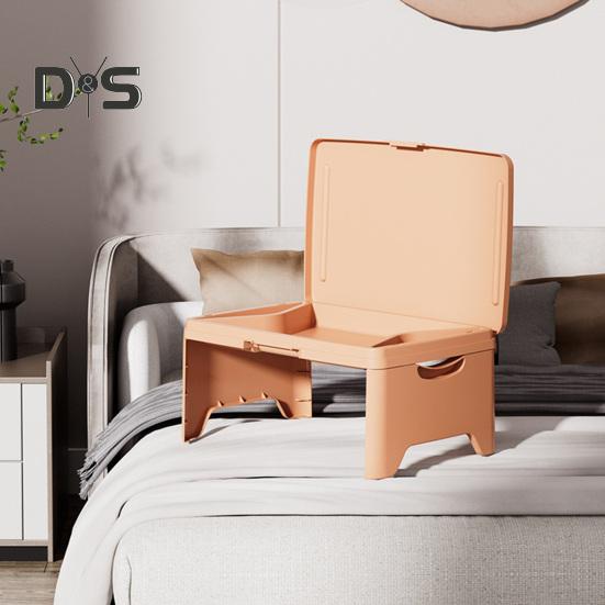 Faltbarer Schoßschreibtisch mit tragbarem Griff, robuster, leichter Reise-Stehtisch, Bett, Laptop-Computertisch, Studenten, Mini-Studien-/Arbeitstisch