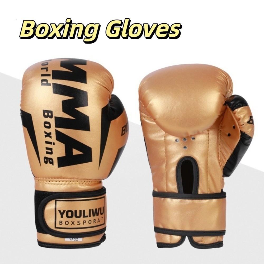 Sponge Padding Kickboxing Gloves Breathable Punching Training Gloves Boxing Gloves Kicking Mitts