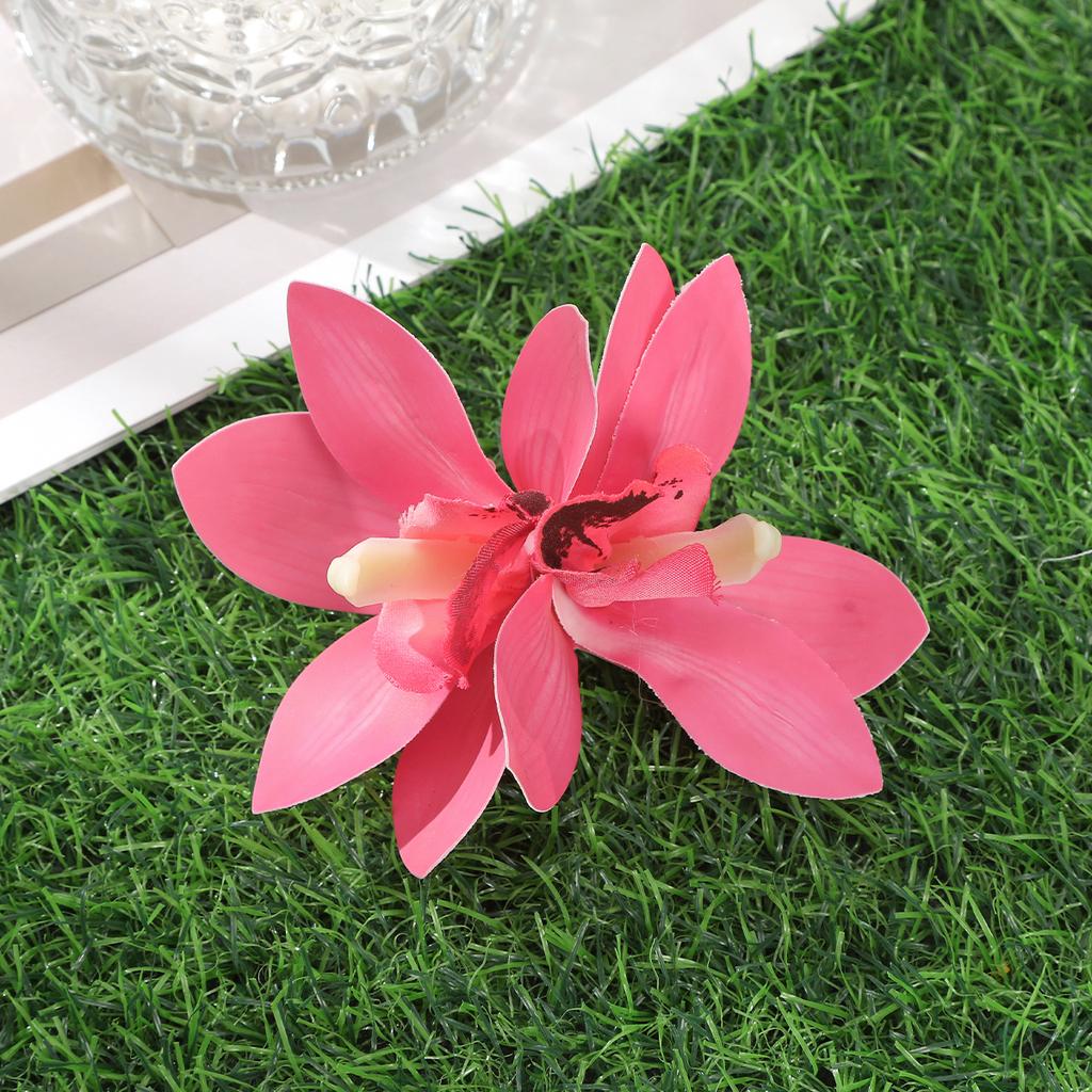 Orchidėjų Gėlių Plaukų Sagtys Bohemiška Maža Plaukų Sagtis Vestuvinė Sagtis Paplūdimio Vestuvių Gėlė Moteriška Šventinė Plaukų Sagtis Plaukų Aksesuarai
