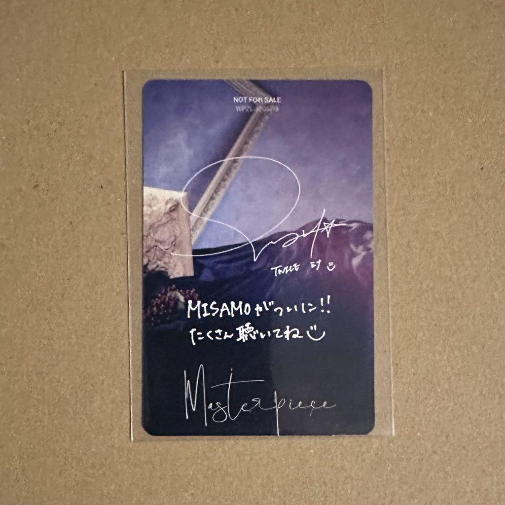 [USED] Official TWICE MISAMO Misamo High Touch Trading Card Mina