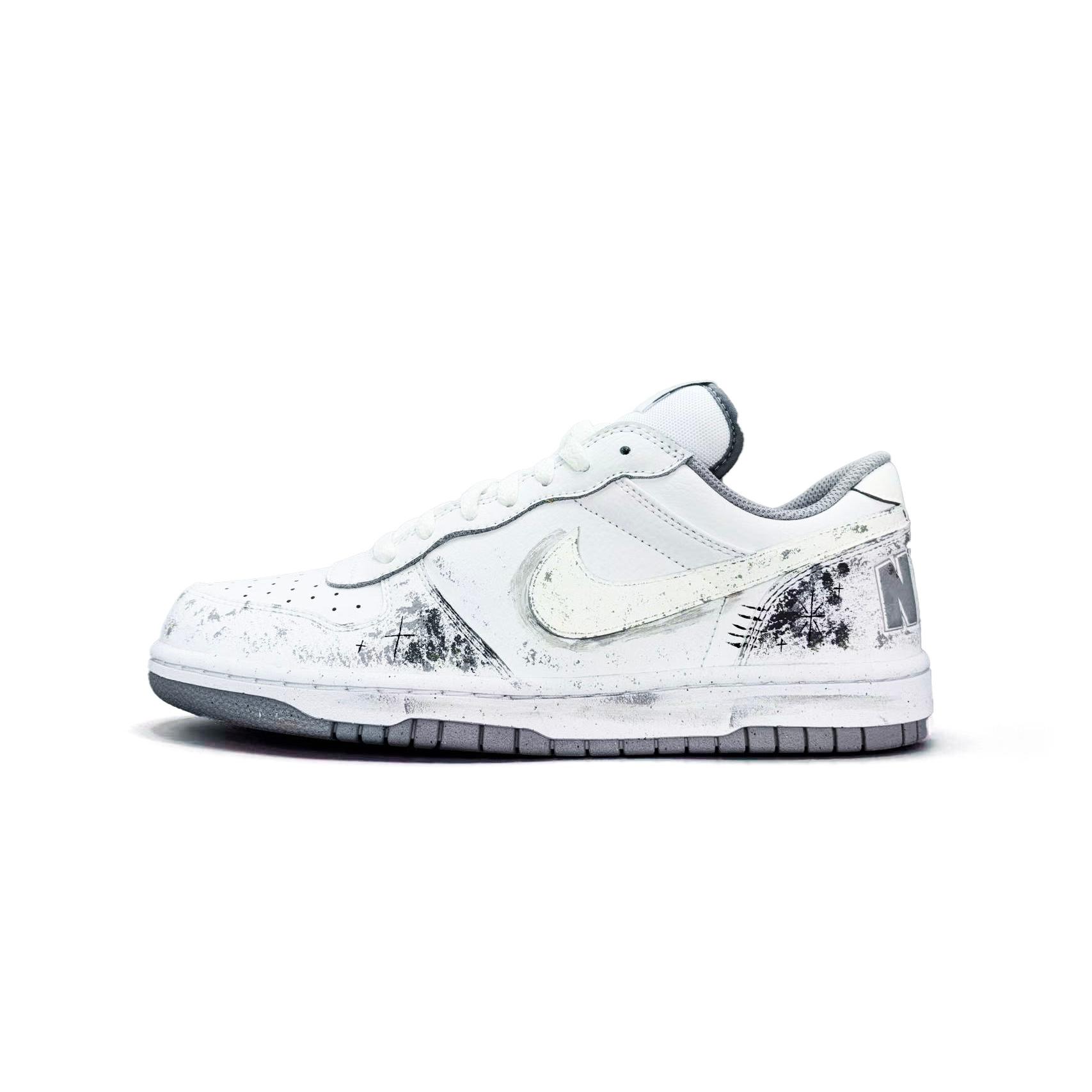 

Nike Big Abrasion Resistant Breathable Abrasion Resistant Breathable Low top Skateboard Shoes Unisex White 355152-106(Team1474-) 41