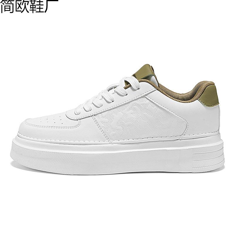 Men s shoes spring new versatile thick-soled heightening board shoes men s youth sports and leisure shoes 39